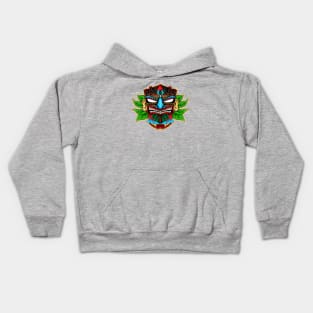 Tiki Mask Blue Nose Kids Hoodie